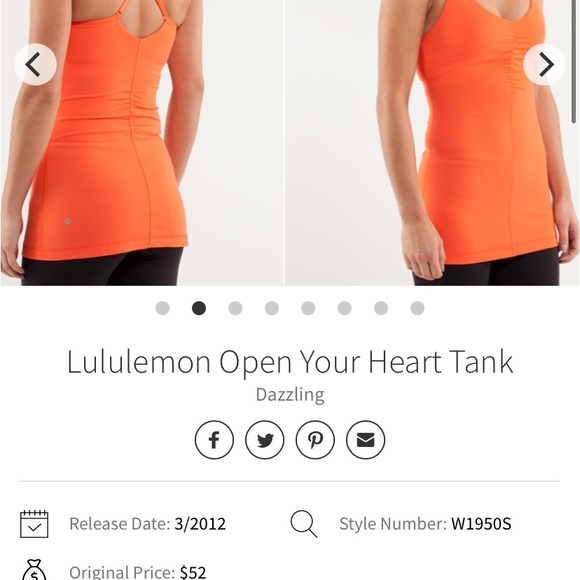 Lululemon Open Your Heart Tank Top in Dazzling - Picture 11 of 13